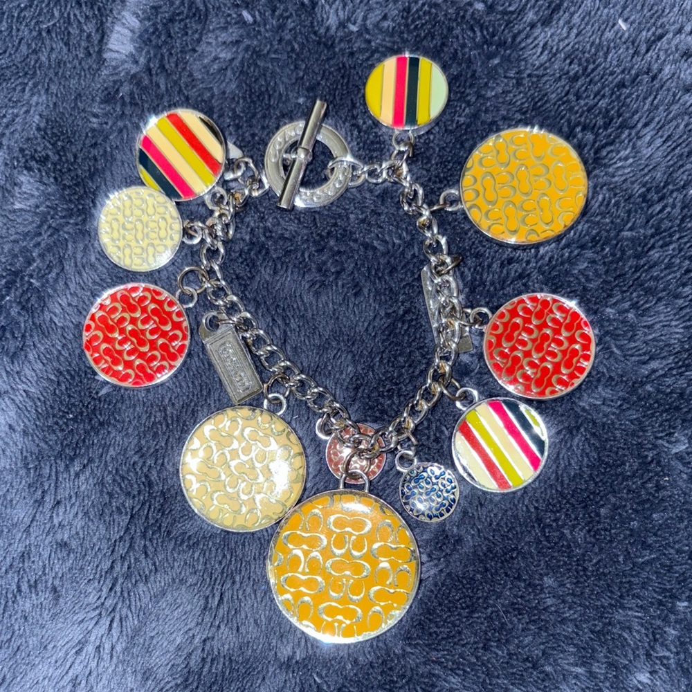 Coach Vibrant Charm Bracelet